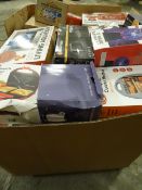 1 Large Pallet (A6) to contain various items such as: russell hobbs toasters, quest sandwich