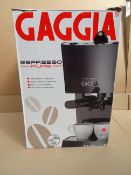 1 x Gaggia Espresso Colour Pure Coffee Maker. Durable stainless steel boiler to provide proper
