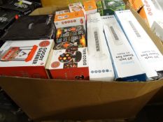 1 x Large Pallet (A30) to contain various items such as: 29 inch tower fans, disco balls, solar