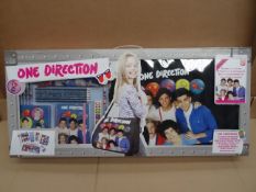 6 x One Direction Tour Case Gift Sets. Each set includes: A6 Spiral Notebook, 15cm ruler, eraser,