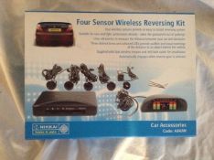 4 SENSOR WIRELESS CAR REVERSING BACKING PARKING KIT -RRP £49.99 _ Four sensors and a wireless