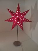 73 x Mark SolJd Sweden - Red Dotty Star