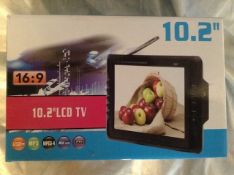 10.2 Inch LCD TV with USB Input- Digital TV - EAN- 5026686096620_RRP £129.99_ with large 10.2 Inch