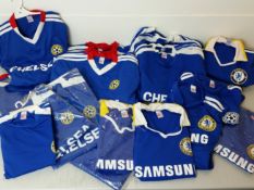 21 Blue FOOTBALL T-SHIRTS Sizes S, L, XL, 26, 30-32,33