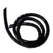 16 X TOWER BRANDED , EASY SPIRAL CABLE TIDY IN BLACK  BRAND NEW BLISTER PACKED