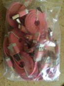 20 x Pink Lightning Chargers for Apple Iphone/iPad.  GRADE: New	No Reserve