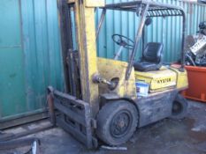 Hyster Forklift Truck_x00D_
Good working diesel forktruck with perkins engine. No tines