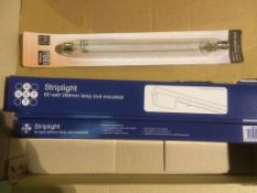 10 X 284MM STRIPLIGHTS COMPLEATE WITH LAMPS