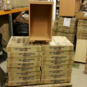 17 x Single Bay STORAGE UNIT High Quality Malaysian Furniture Carcass Only No Trays