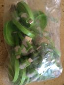 20 x Green Lightning Chargers for Apple Iphone/iPad.  GRADE: New	No Reserve