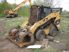Cat Highflow Skidsteer_x00D_
Solid tyres and grab bucket, high flow model, non running and untested