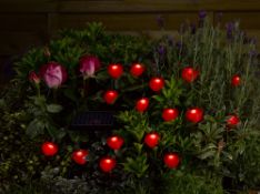 12X  SMART SOLAR 16-  HEART SOALR LIGHT BRAND NEW AND BOXED  RETAIL PACKAGING , WITH SOLAR PANEL AND