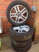 2013 Ford Focus Alloy Wheels with tyres