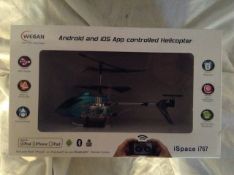 Weccan 4CH App Controlled Helicopter- Customer return_Boxed_Unchecked. NO VAT ON THIS ITEM__