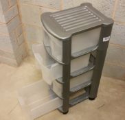 18 x TOWER STORAGE UNIT With 4 Large Draws