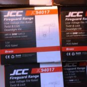 16 X JCC FIREGUARD 94011 BRASS LOW VOLTAGE DOWN LIGHTER BRAND NEW BOXED