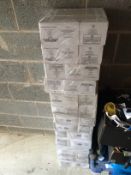 Johnson Glazed Wall Tiles - Travertine Satin - 11 tiles per box, 10 boxes.  GRADE: New	No Reserve