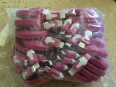 20 x Purple Lightning Chargers for Apple Iphone/iPad.  GRADE: New	No Reserve