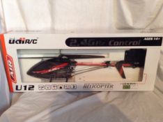 3 Channel 2.4 GHz Helicopter- EAN 5026686125832 RRP  £99.99 _ Large Scale 73 cm length makes the U12