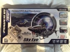 Silverlit Sky Eye 2.4GHz 3-Channel Gyro Helicopter with Real Time Video_ EAN 4891813846024_ RRP  £