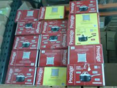 12 pcs Brand new Prestige quality pan set - similar rrp £49.99