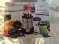 Cooks Professional 700W Nutriblend 10-Piece_ Can be used with vegetables, fruits, seeds and nuts