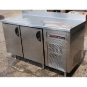 1 x  Infrico 2 Door Fridge Stainless Steel Worktop

There are some dents to the top surface of the