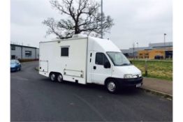 Bespoke vehicle been owned and used by the police from new as a mobile office unit
