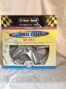 Tool Tech 14-inch Wheel Cover Set - Super hard gloss, clear coat finish - Break resistant,