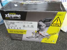 Challenge Xtreme Mitre Saw with Laser.  GRADE: Ex-Display	No Reserve