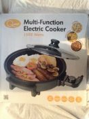 Multi- Function electric Cooker - Convenient and Easy to use cooker to fry, sauté, braise, brown and
