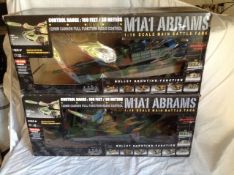 M1A1 Radio Controlled Abrams Tank---Real projectile firing action_Forward and reverse action_Fully