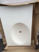 Ferratsi Modern Resin Sink Wash Basin.  GRADE: New	No Reserve