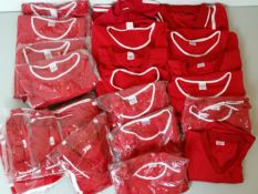 26 Red T-SHIRTS Sizes S, M, XL