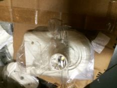 Approximately 100 light fittings , all you need is the shade and lamp brand new