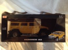 Radio Controlled Jeep Hummer H2 1:10- Super responsive digital radio controls and suspension on