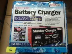 Streetwise Automatic Battery MASTER charger 6/12V 12amp rrp £ 49