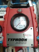 Streetwise Boxed 12 V Typhoon X300 Air compressor with leads and attachments This portable rapid