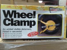 Streetwise Wheel clamp - boxed with keys rrp £34.99