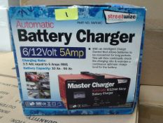 Streetwise Automatic Battery MASTER charger 6/12V 5amp