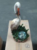 Swan solar garden decoration - 3pcs in lot