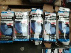 5 boxes rear seat waterproof protectors