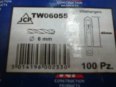 Brand new Wire Hangers - TW06055 - 11 boxes - 1100pcs - rrp £330