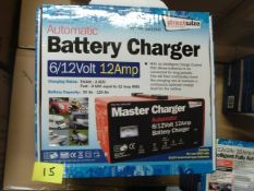 Streetwise Automatic Battery MASTER charger 6/12V 12amp rrp £ 59