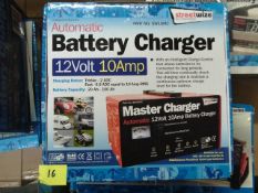 Streetwise Automatic Battery MASTER charger /12V 10amp rrp £49