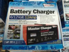 Boxed in original packaging Streetwise 6/12Volt -12amp Auctomatic battery charger -