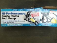 Streetwise High performance single piston foot pump
