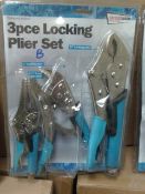 Streetwise 3pc Locking Plier set