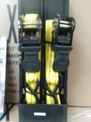 Streetwise pair of ratchet tie downs