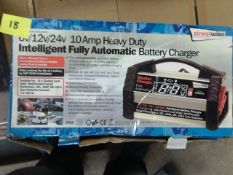 Streetwise 6/12/24 V 10Amp Heavy Duty Intelligent Fully automatic battery charger rrp £ 70
